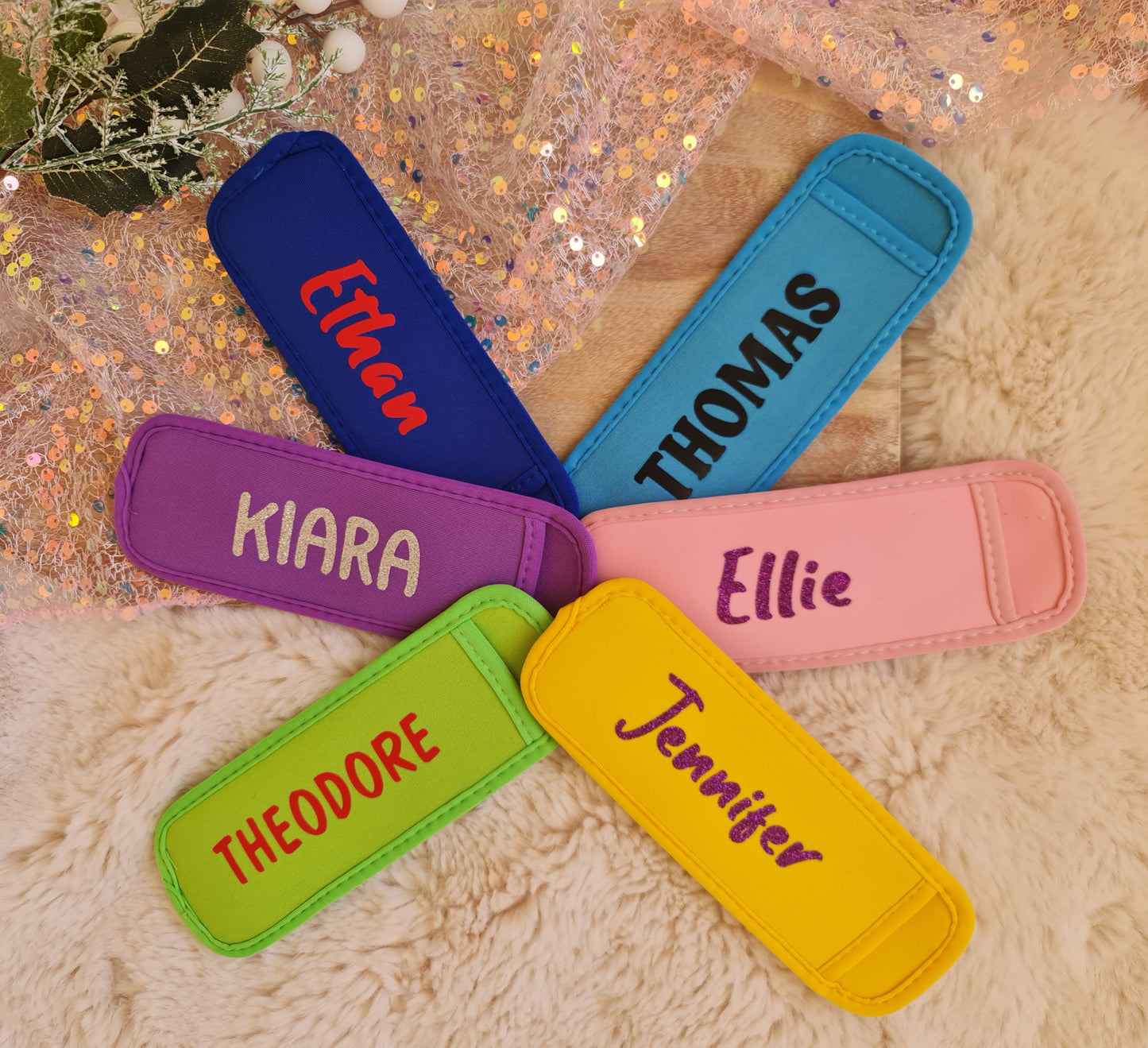 Personalised icy pole holder