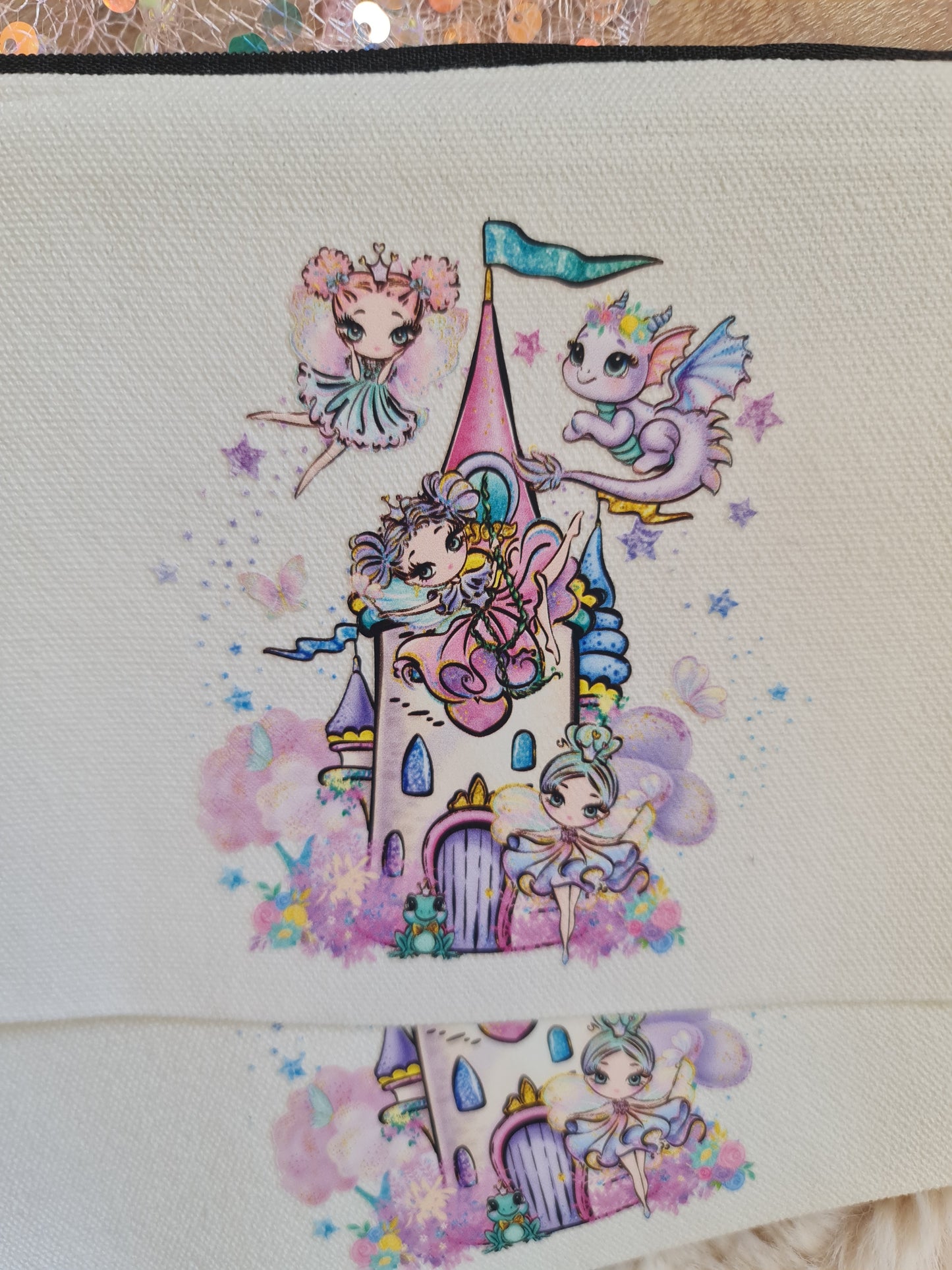 Fairy Castle pencil case / cosmetic bag