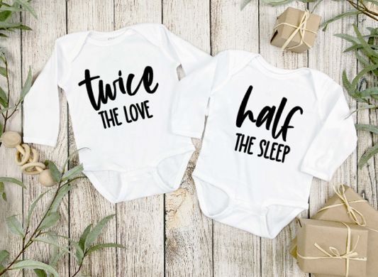 Twins bodysuit set