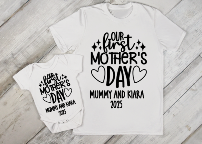 Our First Mother's Day matching outfit