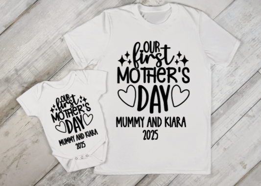 Our First Mother's Day matching outfit