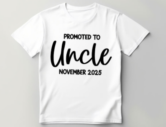 Promoted to Uncle t-shirt