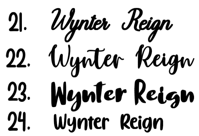 Vinyl label Medium