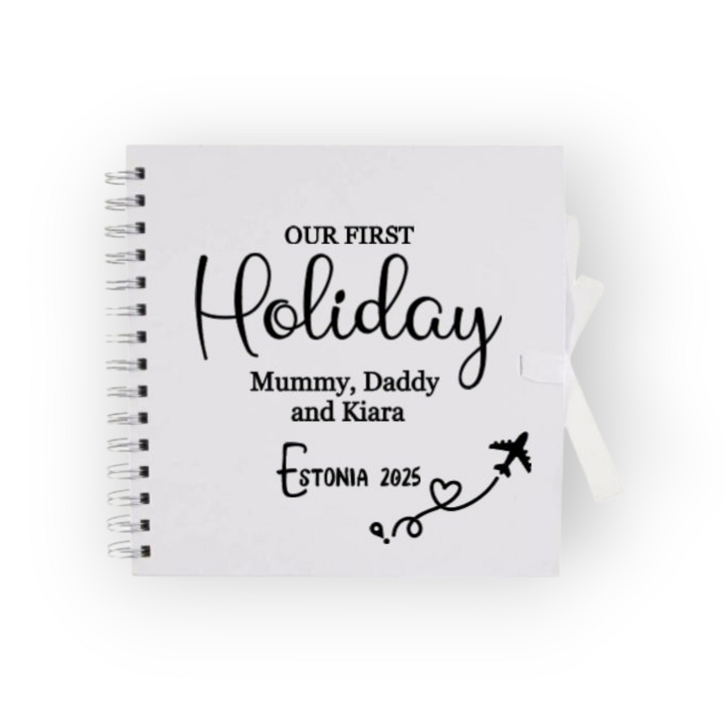 "Our First Holiday" scrapbook Small