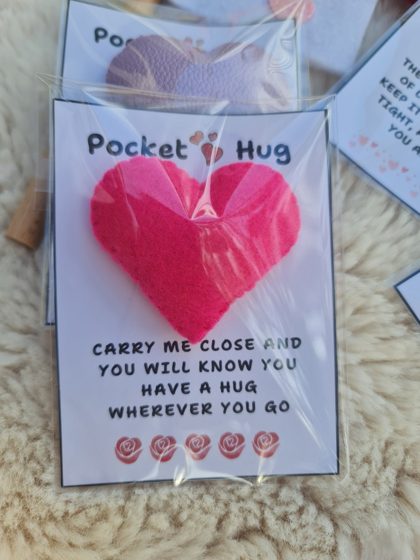 Hadmade felt Pocket hug