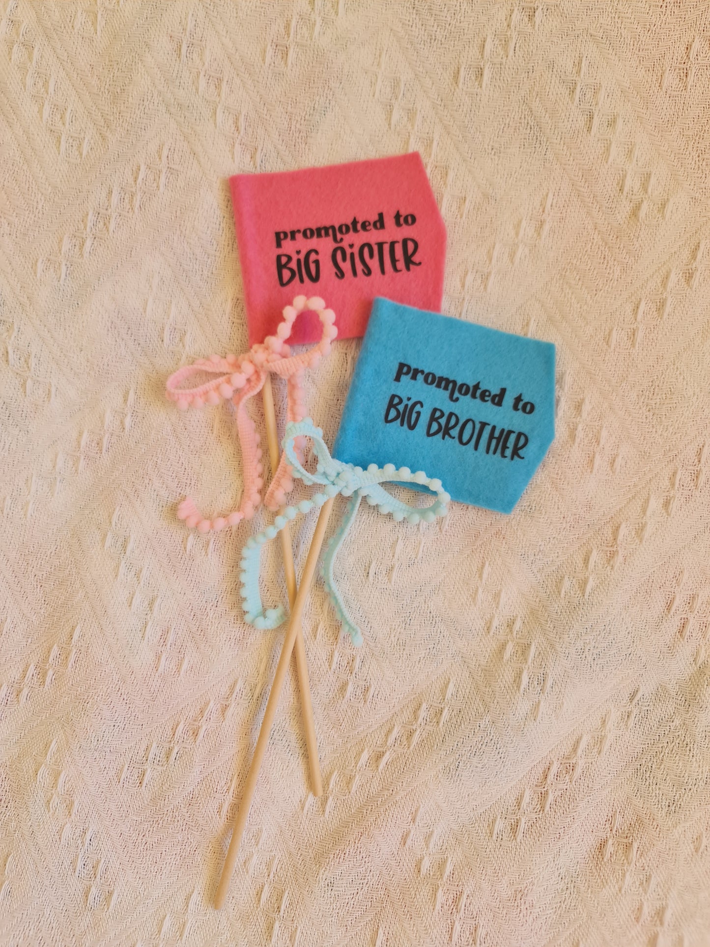 "Promoted to..." announcement flag