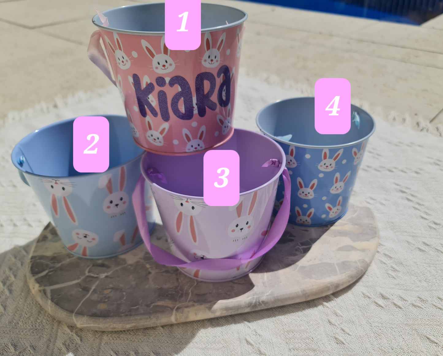 Personalised Easter Egg Hunt bucket