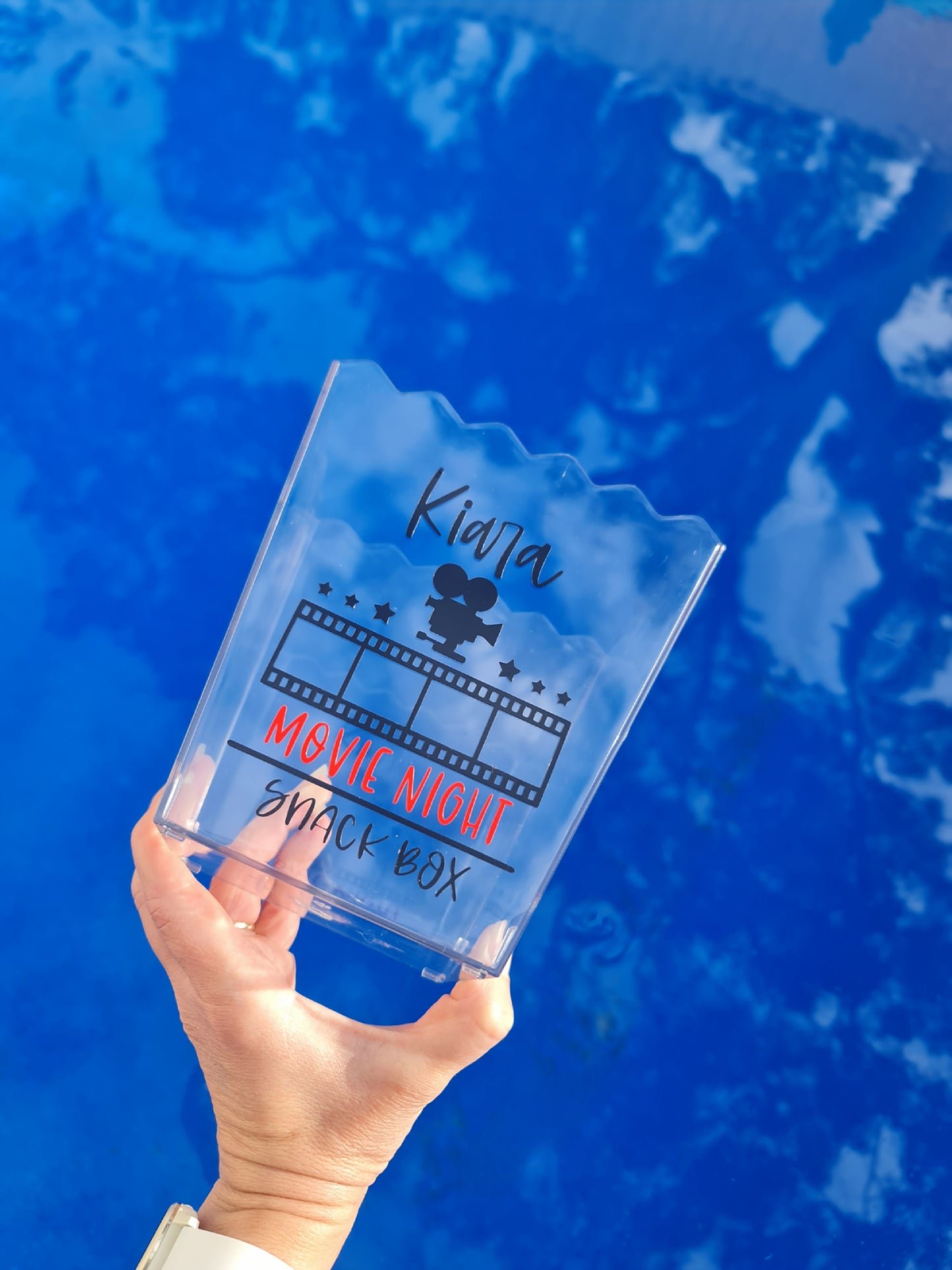 Personalised Movie Night Popcorn/Snack box