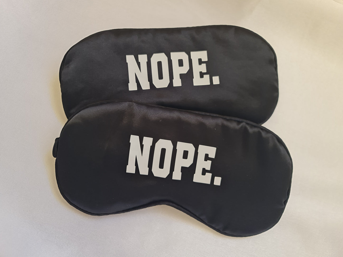 "Nope" eye mask