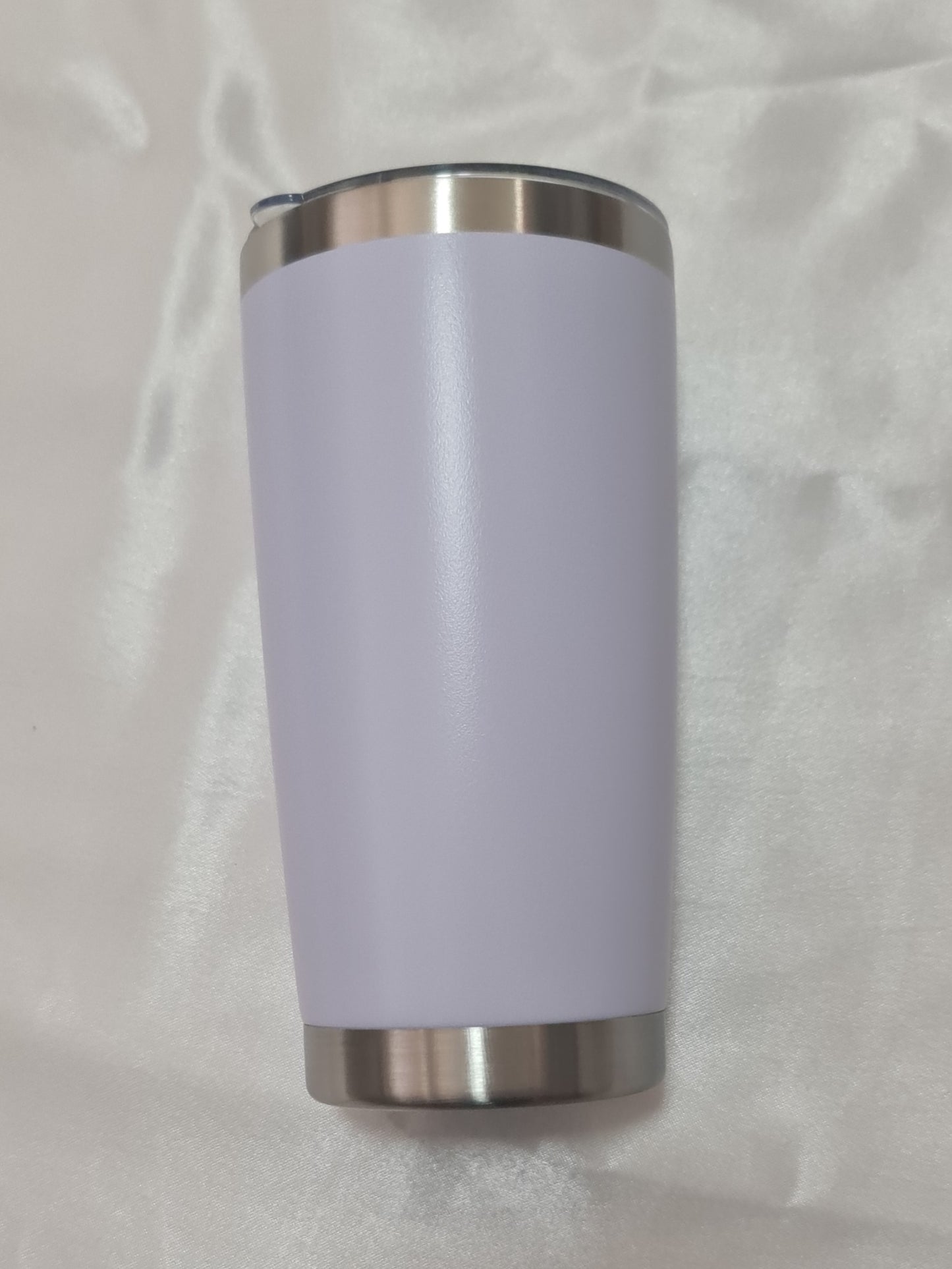White coffee tumbler