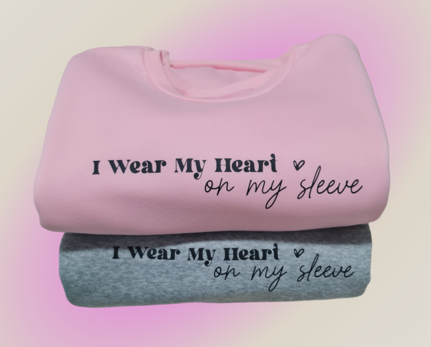 I wear my heart on my sleeve