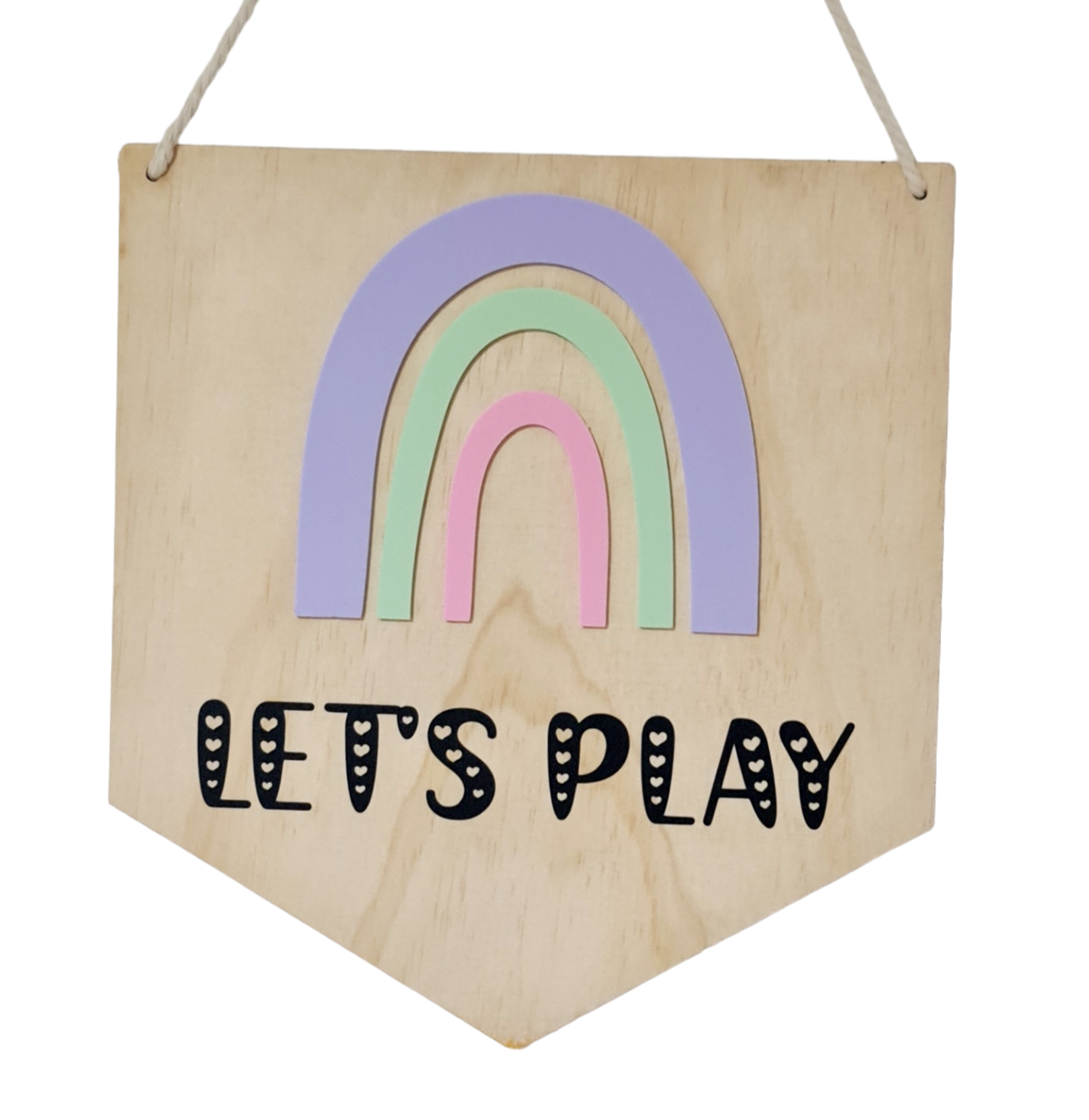 Pastel Rainbow "Let's Play"