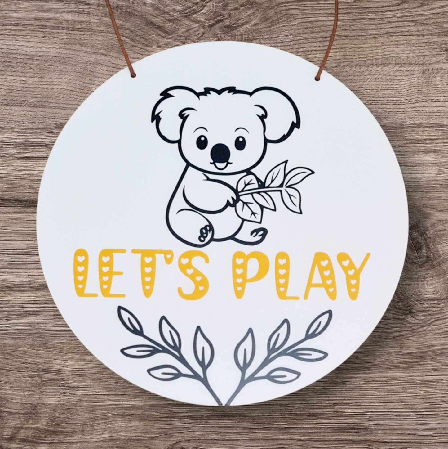 Playroom sign "Koala"