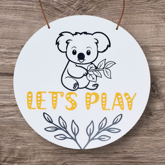 Playroom sign "Koala"