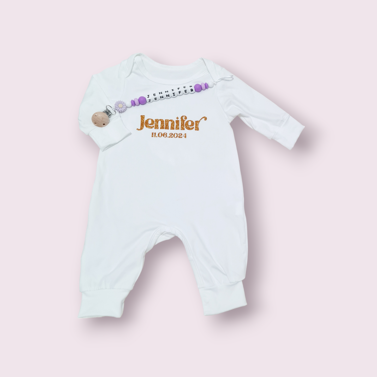 Jennifer personalised dummy clip