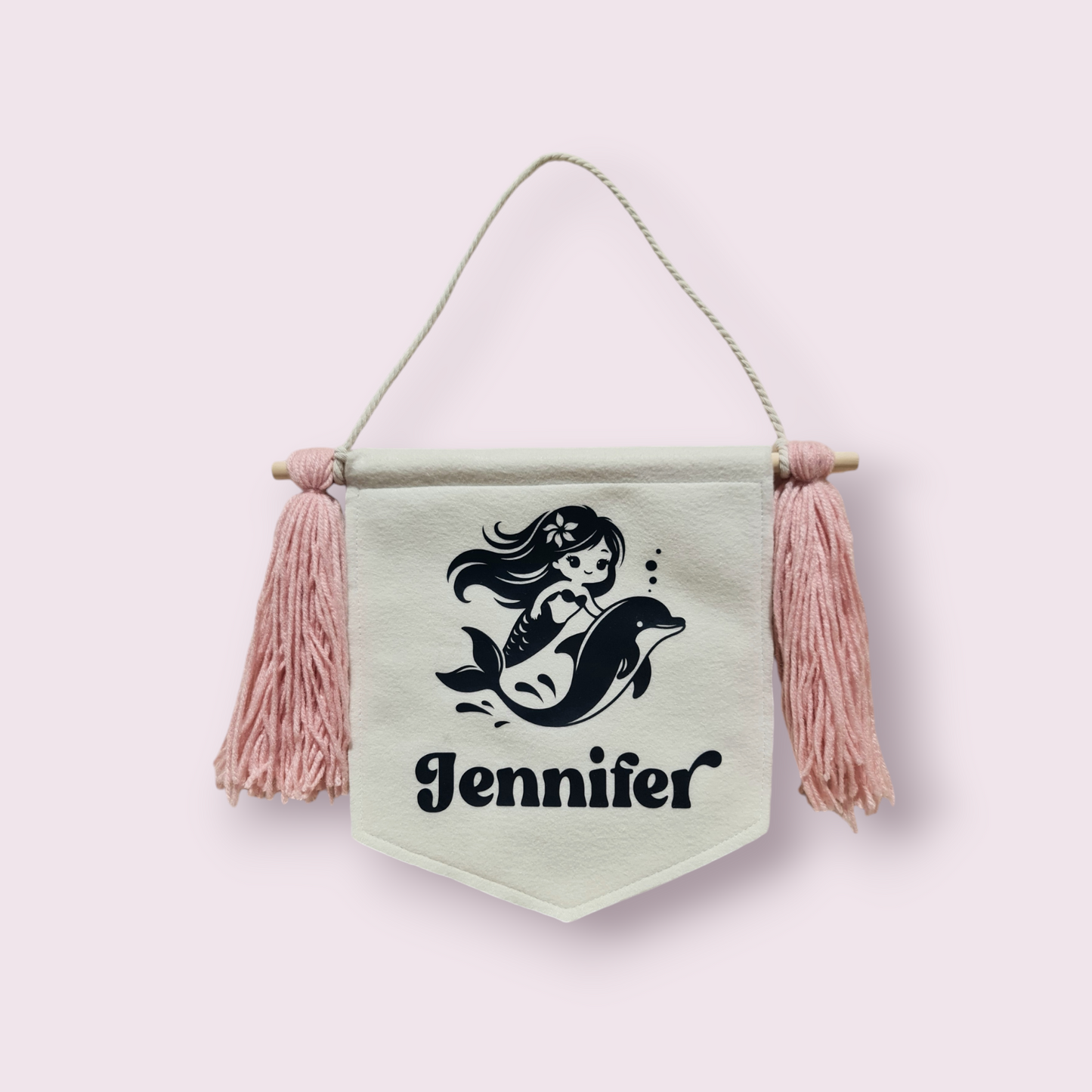 Mermaid personalised name banner