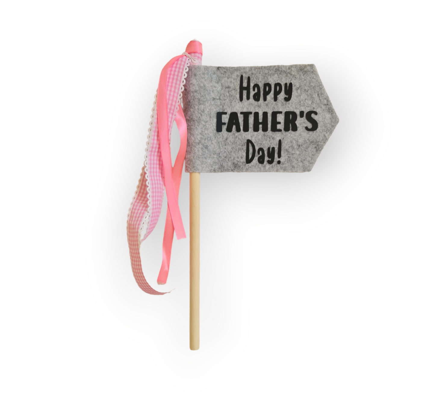 Happy Father's Day felt flag