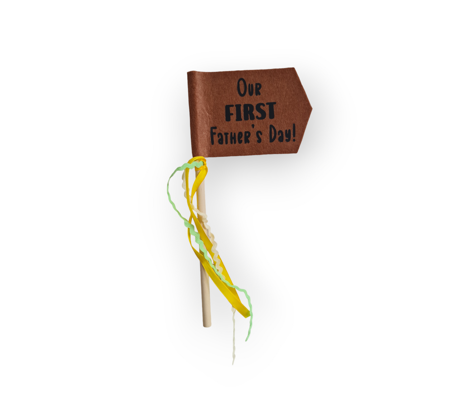 First Father's Day felt flag