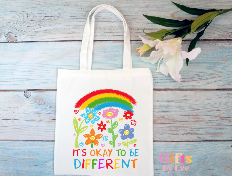 Autism Awareness Cotton Tote Bag