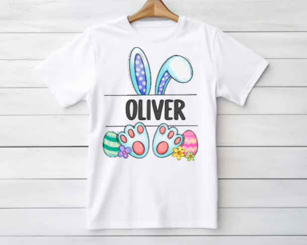 Personalised Easter bunny t-shirt