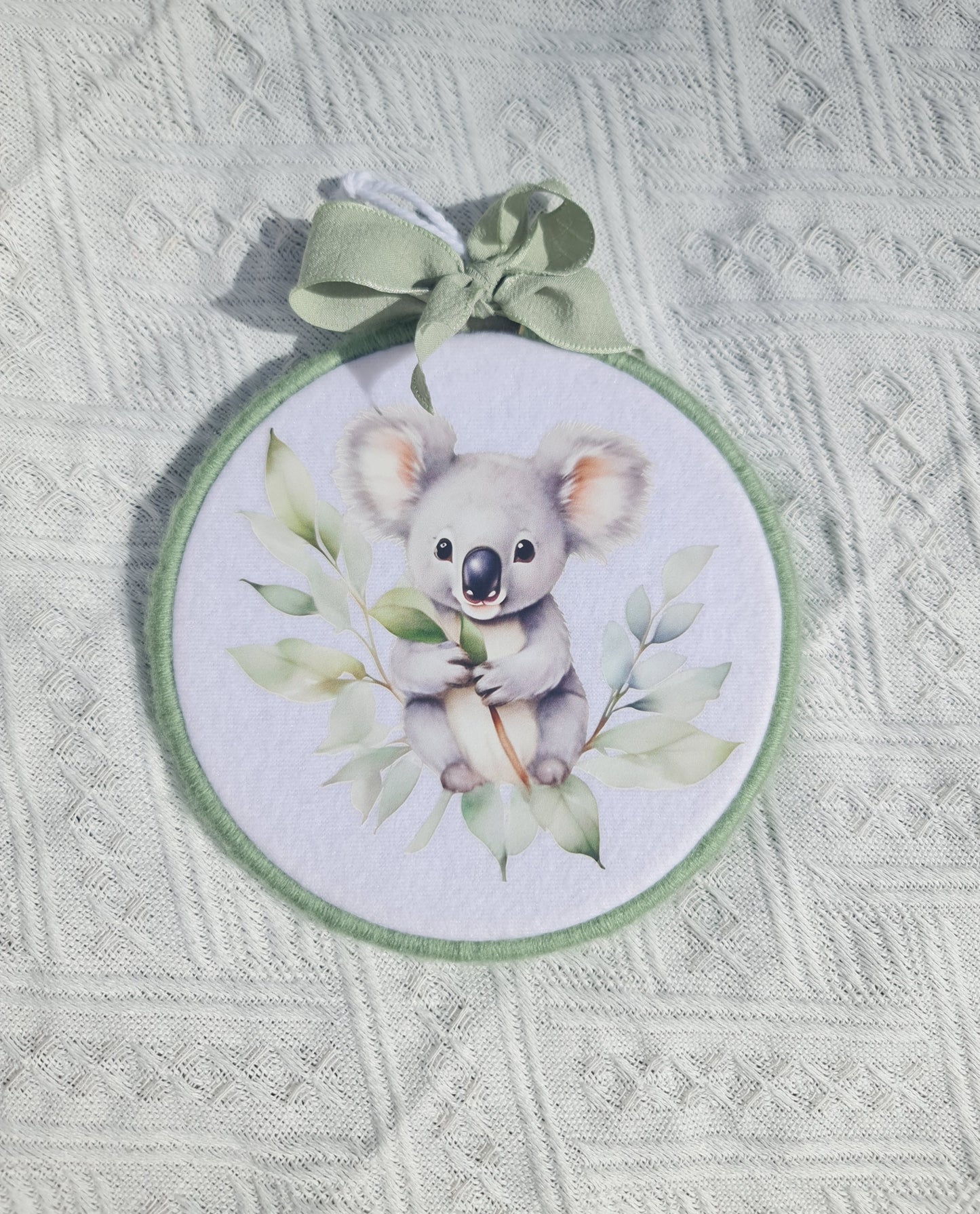 Room decor hoop, wall hanging