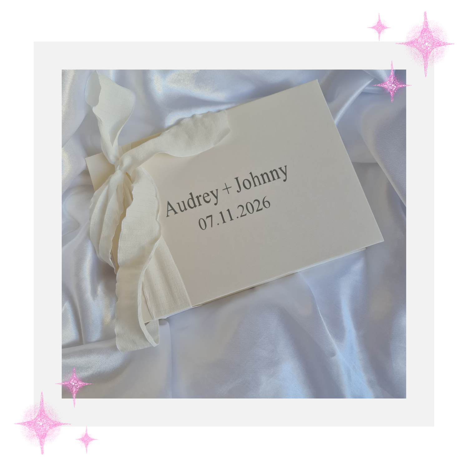 Custom memory box gift with personalised name