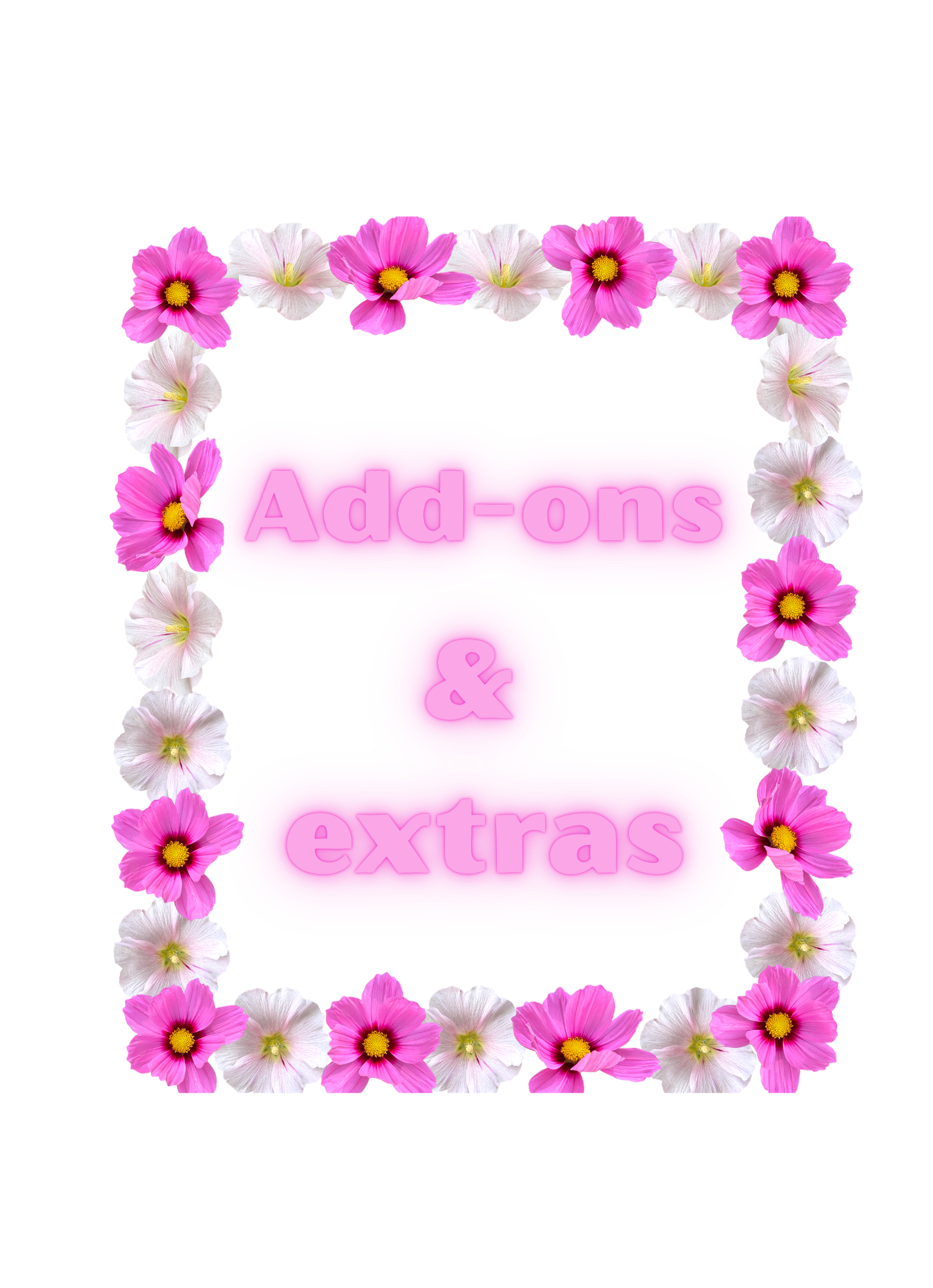 add ons and extras