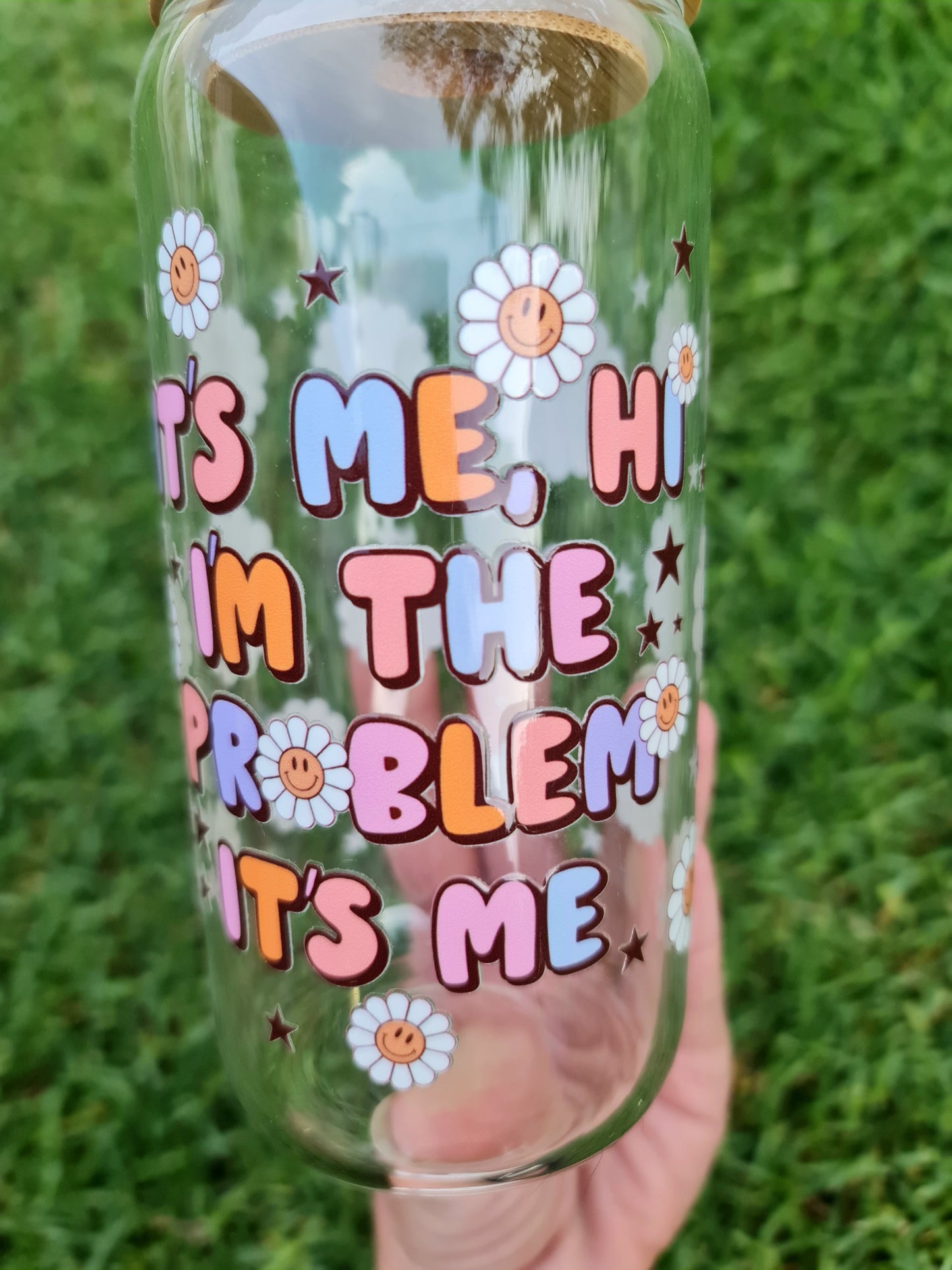 16oz Libbey cup "It's me, hi!"