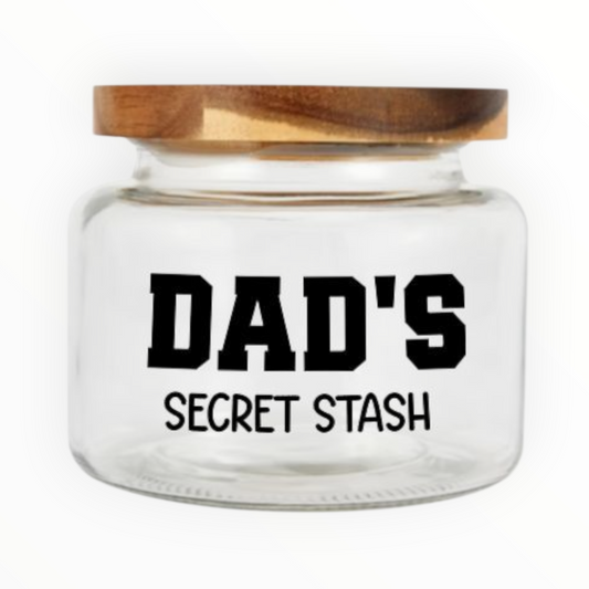 Dad's secret stash jar - large