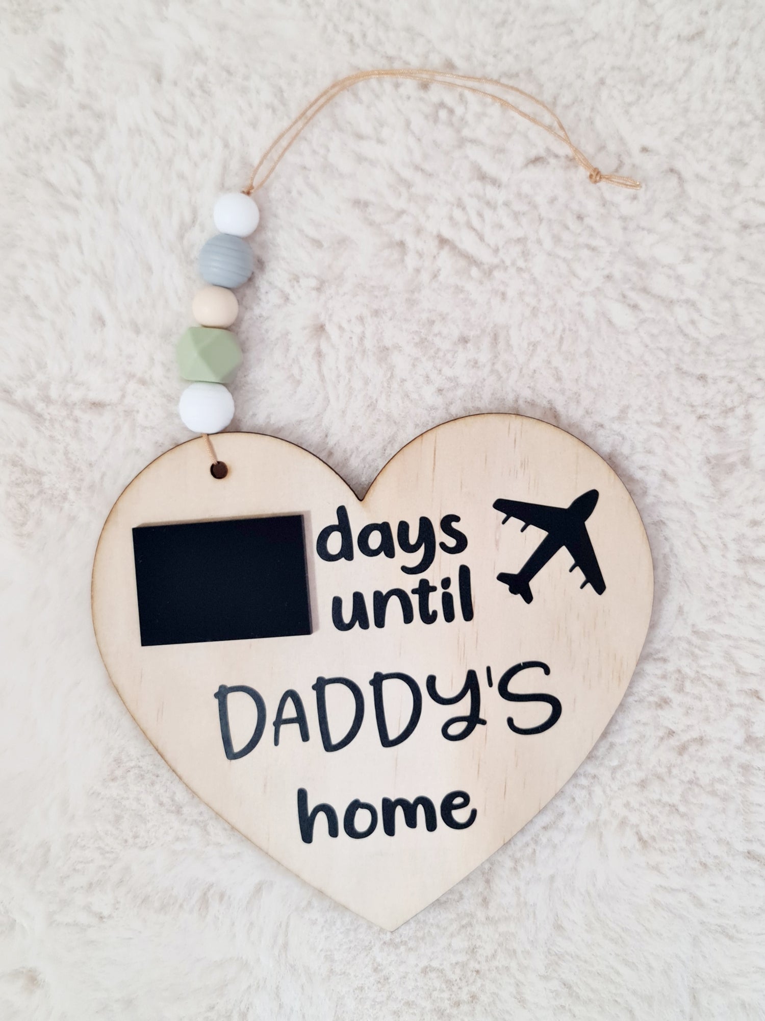 Daddy countdown heart - Gifts by Eve