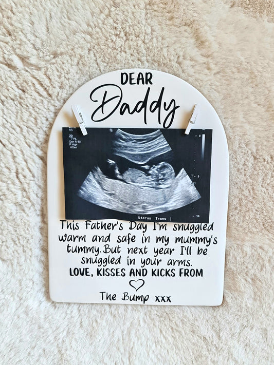"Dear daddy" ceramic keepsake