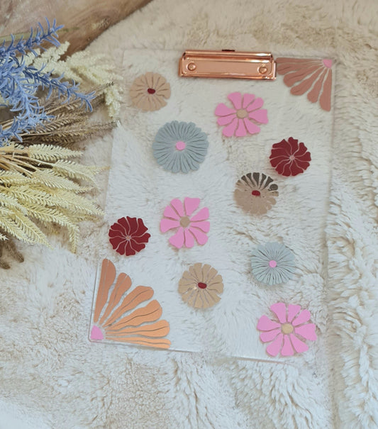 Boho flower Clipboard