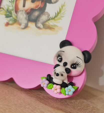 Panda photo frame
