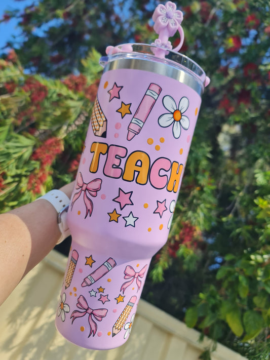40oz Teacher tumbler