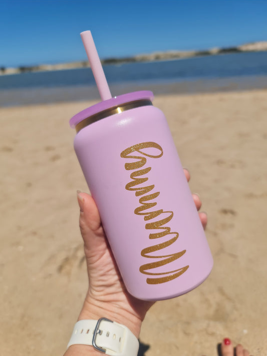 Personalised stainless steel cup 16oz