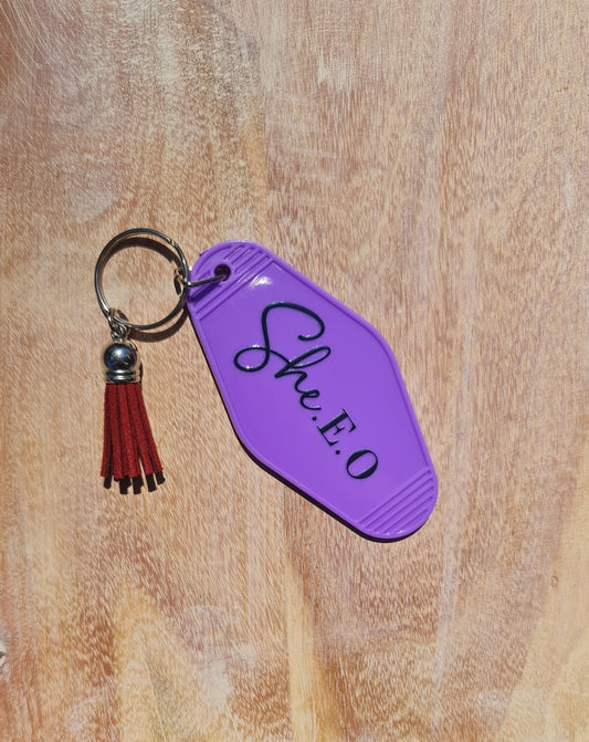 Motel Keychain