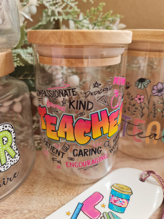 Teacher snack jar