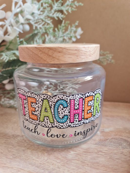 Teacher snack jar