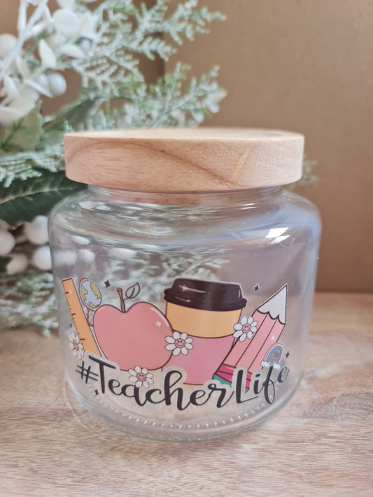 Teacher snack jar