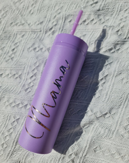 16oz Skinny Acrylic Mama tumbler