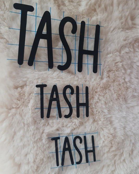 Vinyl label Small