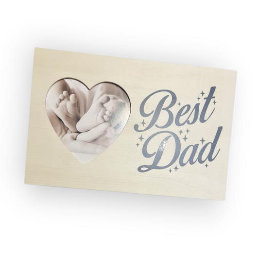 Best Dad wooden photo frame