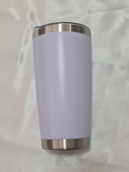 White coffee tumbler