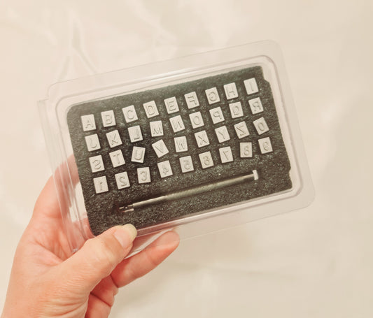 Leather stamping set
