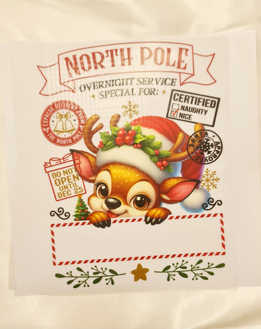 Large Christmas DTF Transfer #1