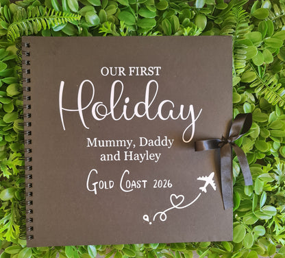 "Our First Holiday" scrapbook Large