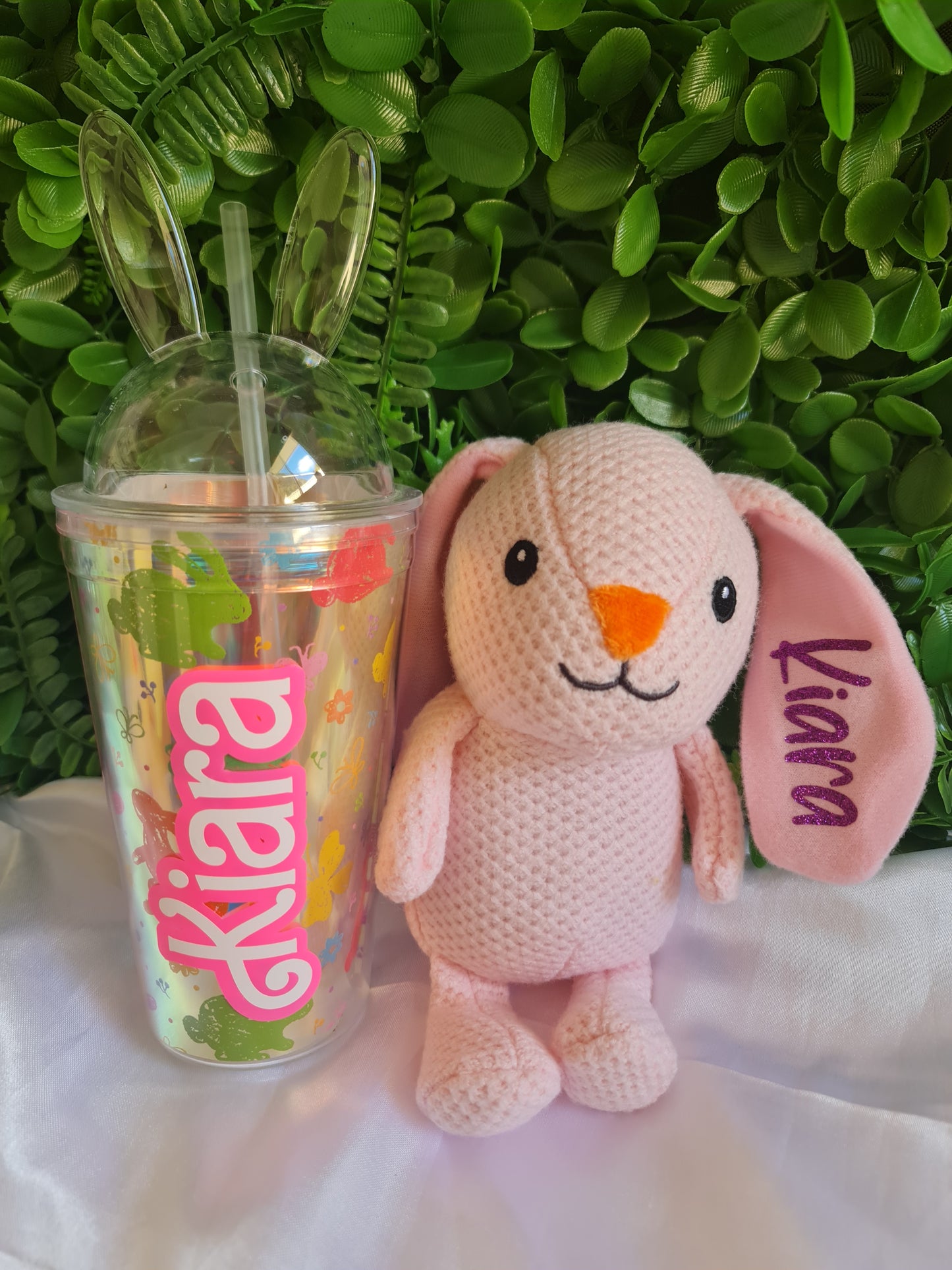 Personalised Knitted Easter Bunny