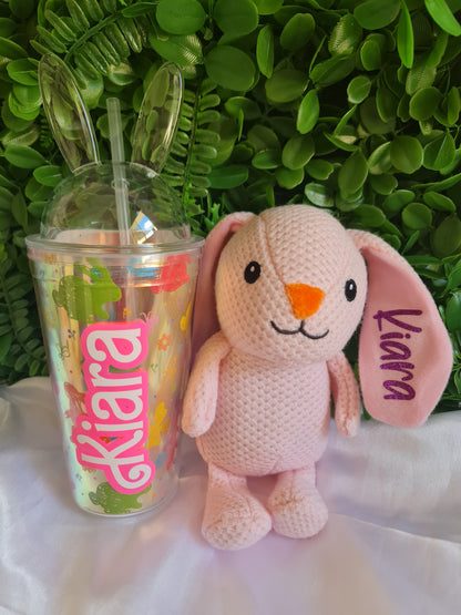 Personalised Knitted Easter Bunny