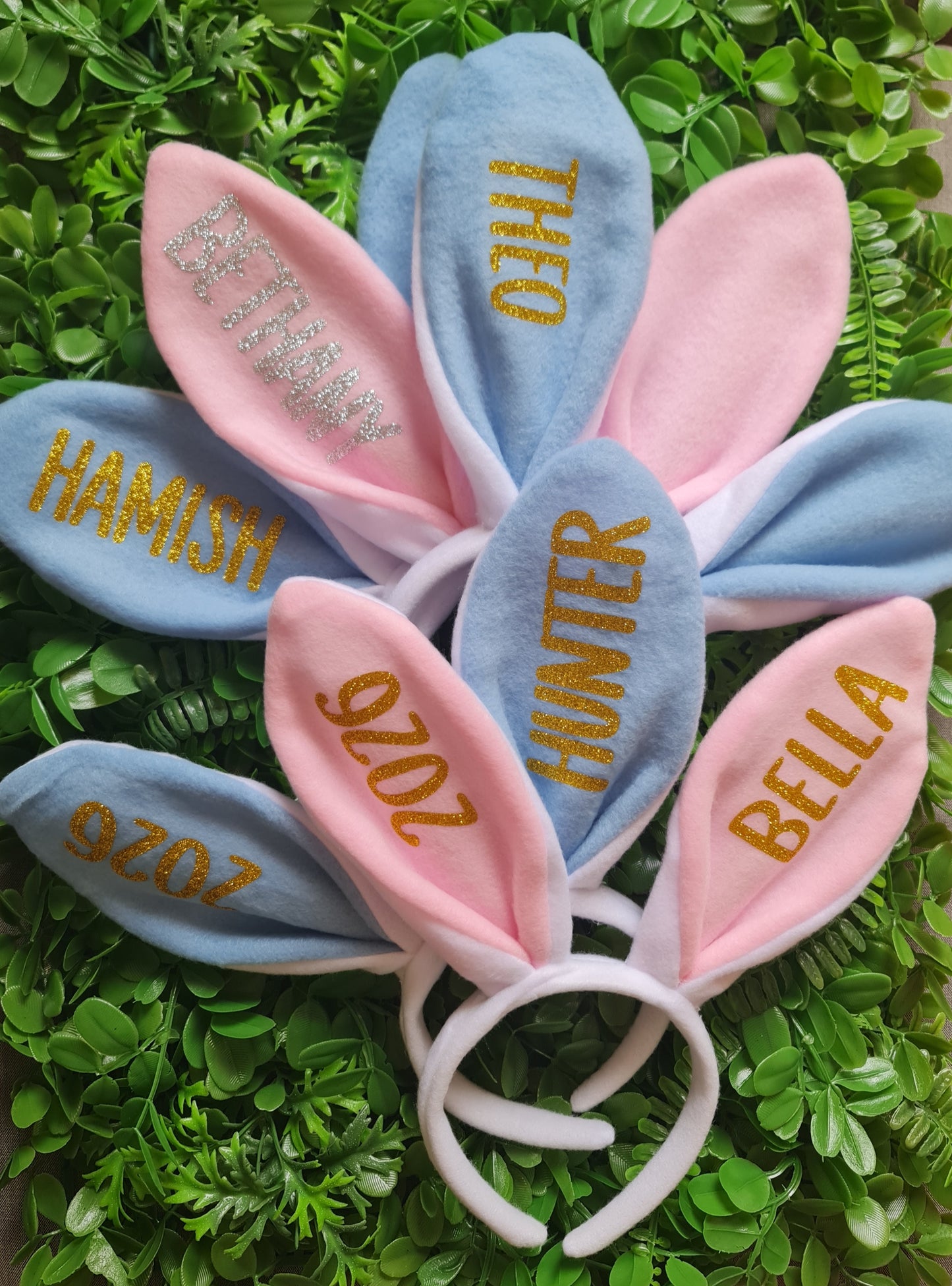 Personalised bunny ears - Easter headband
