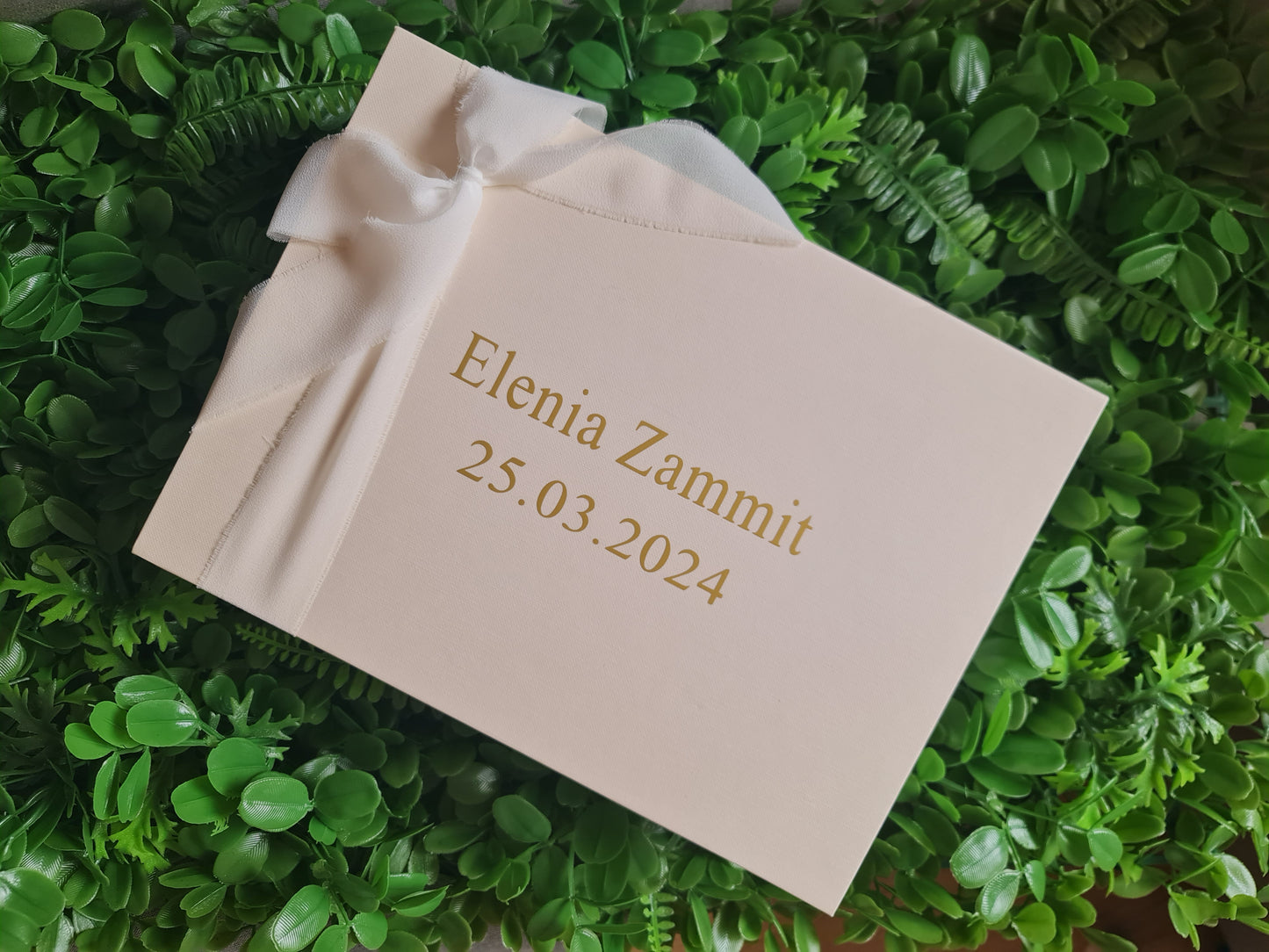 Personalised Baby Keepsake Book Style Box